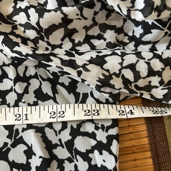 Linea By Louis Dell' Olio top flower print button down top sz XL - Picture 5 of 6